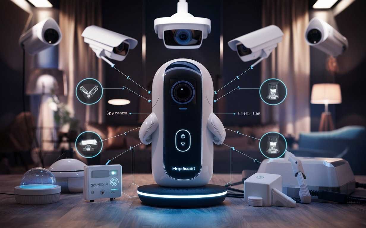 Ajuda video vigilancia alarmes gsm wifi IP espionagem camera spy espia