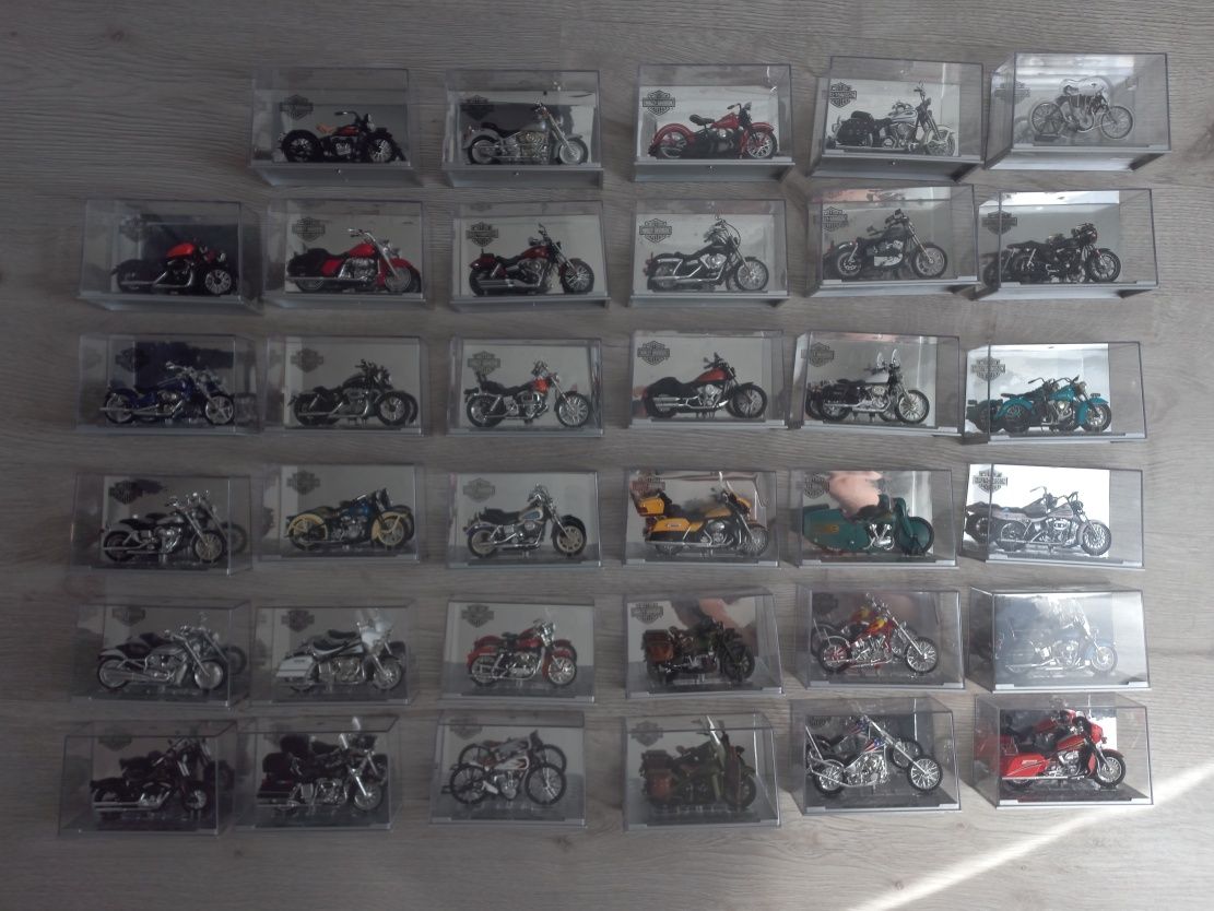 Coleção 35 miniaturas Harley-Davidson
