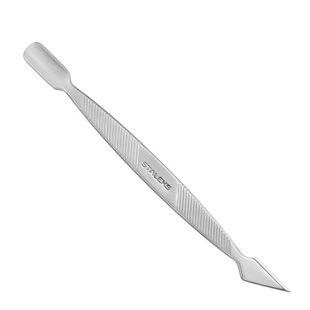 Лопатка маникюрная плоская, пушер+топорик Staleks