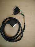 przewód euro scart - 6 cinch audio