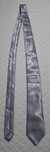 Krawat srebrny Alberto, Powermed, 7,3cm, 150cm (Odzież)
