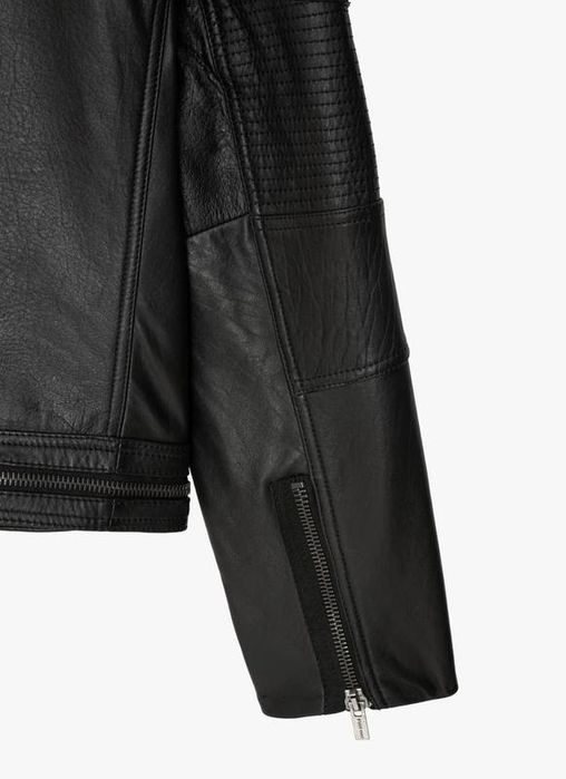 Шкіряна байкерська куртка ZARA BKR JCKT 09