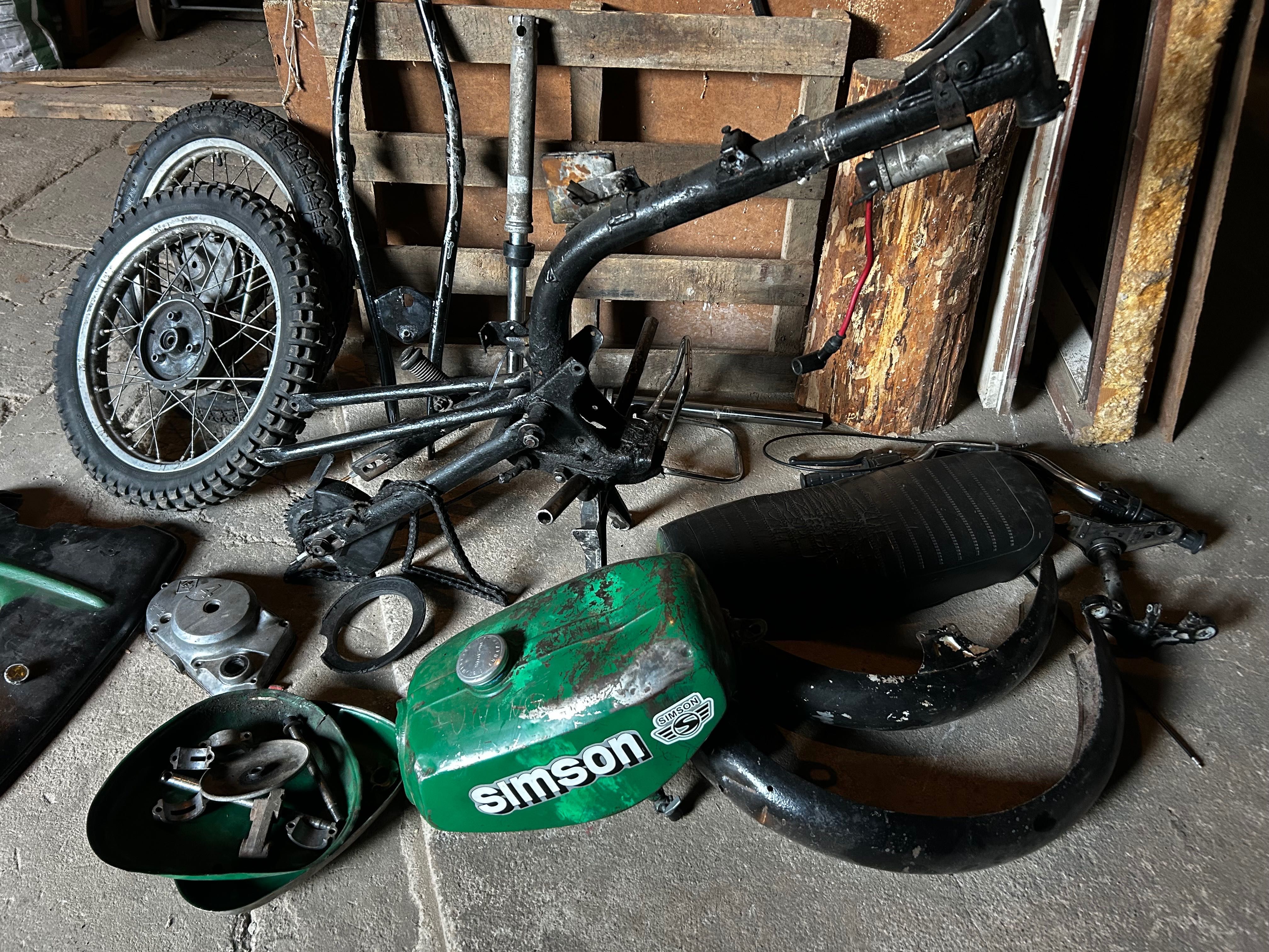 Części simson s50 s51 rama itp