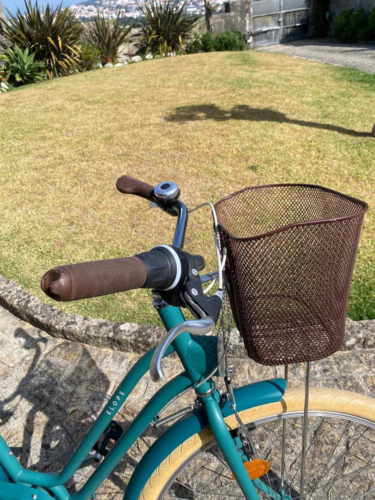 Bicicleta de Cidade Elops 520 Verde