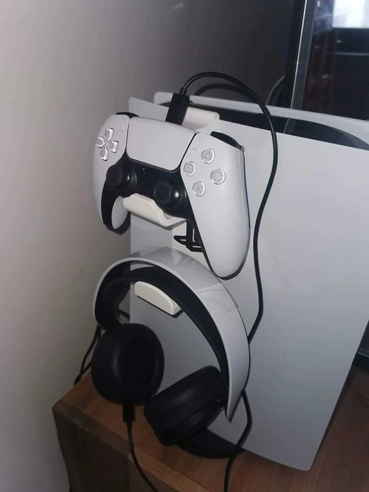 Suporte para comando PS5 + headset