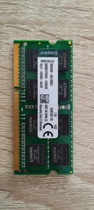 Kingston Notebook 8GB DDR3L (kvr16s11/8)