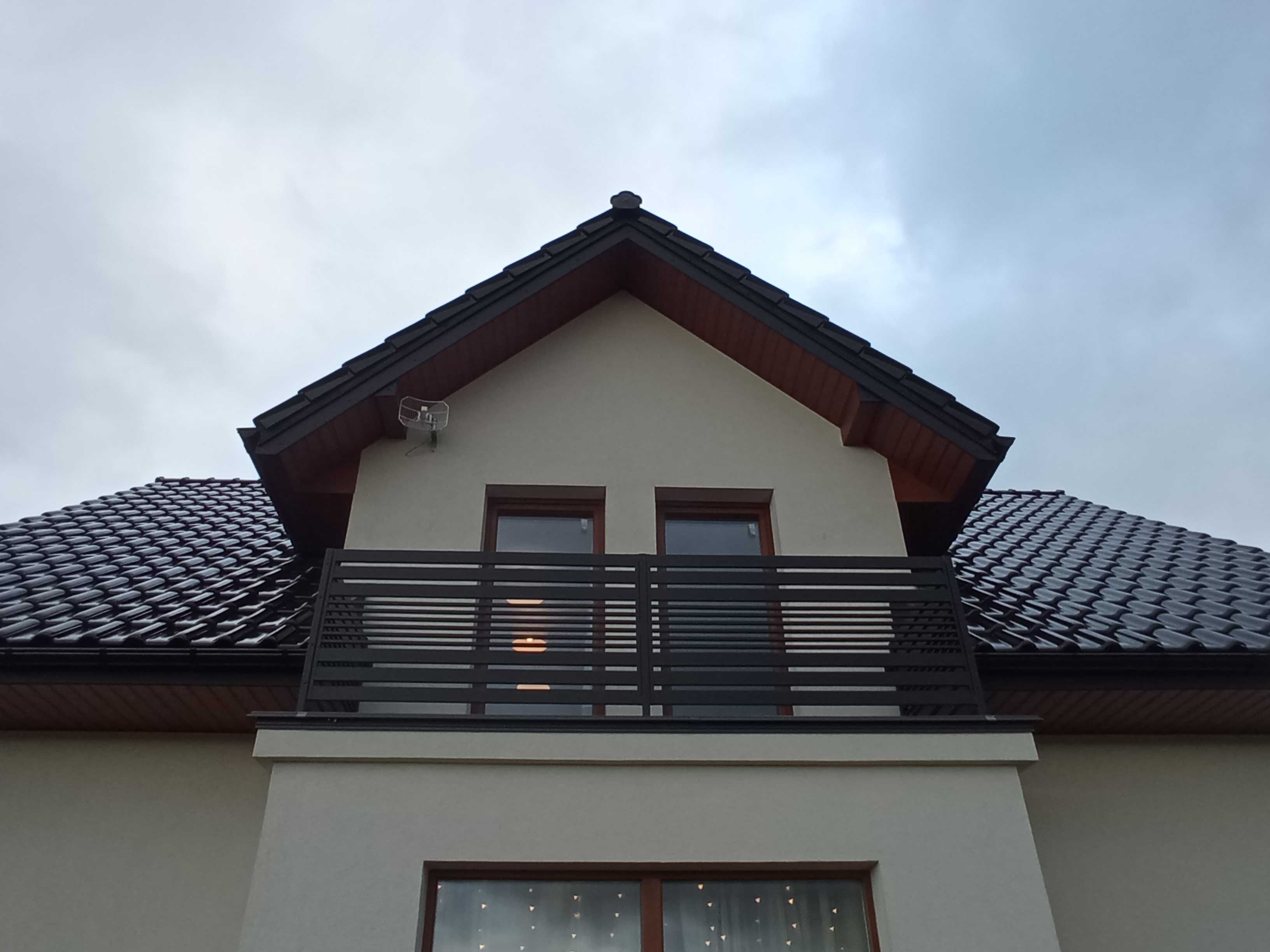 Balustrady balkonowe, schodowe, francuskie ze stali, nierdzewne