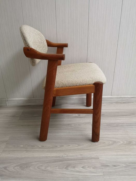 krzesło tekowe DANIA proj. Kai Kristiansen dla Schou Andersen lata 60