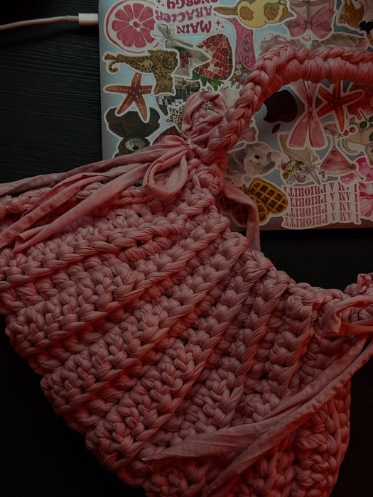 Torebka robiona na szydełku