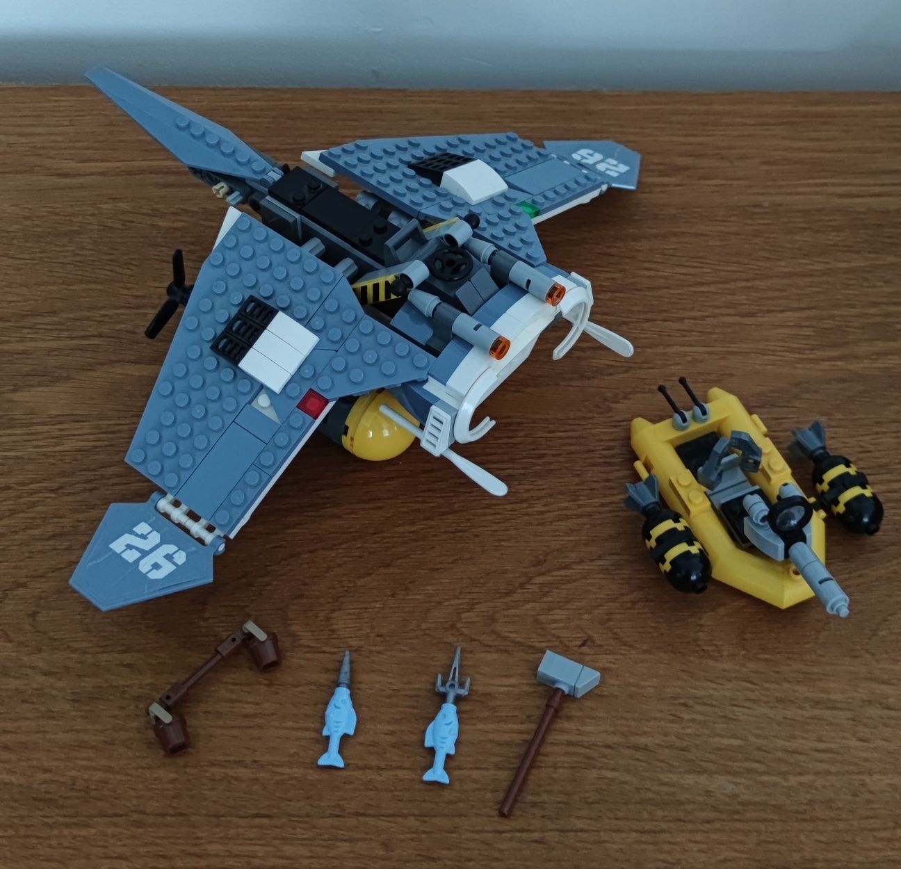 LEGO Ninjago Movie 70609 Bombowiec Manta Ray kompletny pudełko instruk