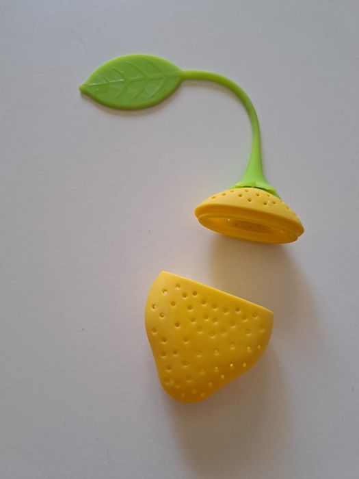 Zaparzacz do herbaty ziół urocza silikonowa cytrynka