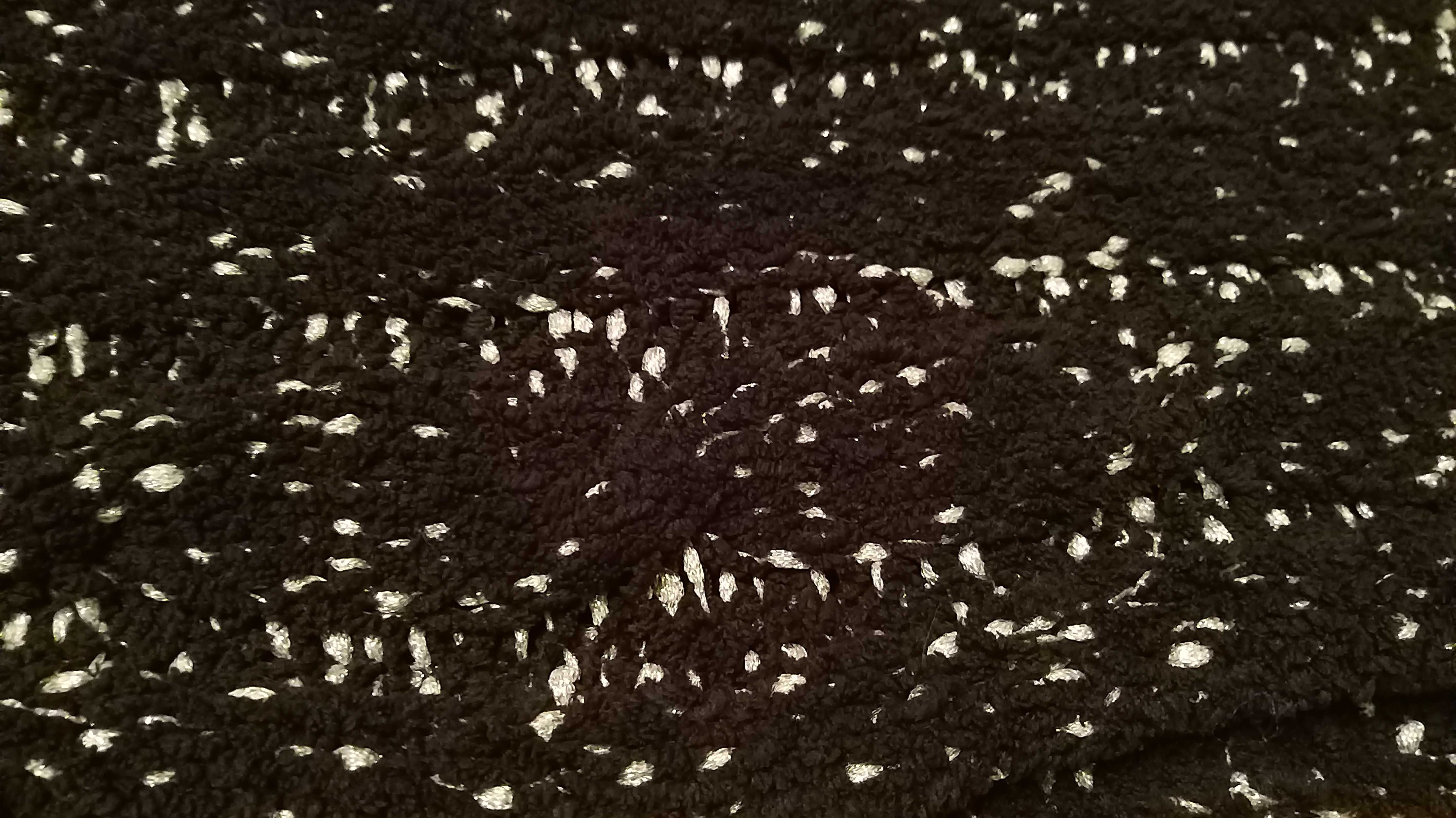 Cachecol fechado Echarpe preto 1