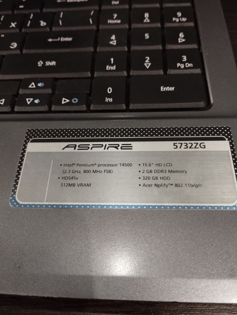Продам ноутбук Aser Aspire