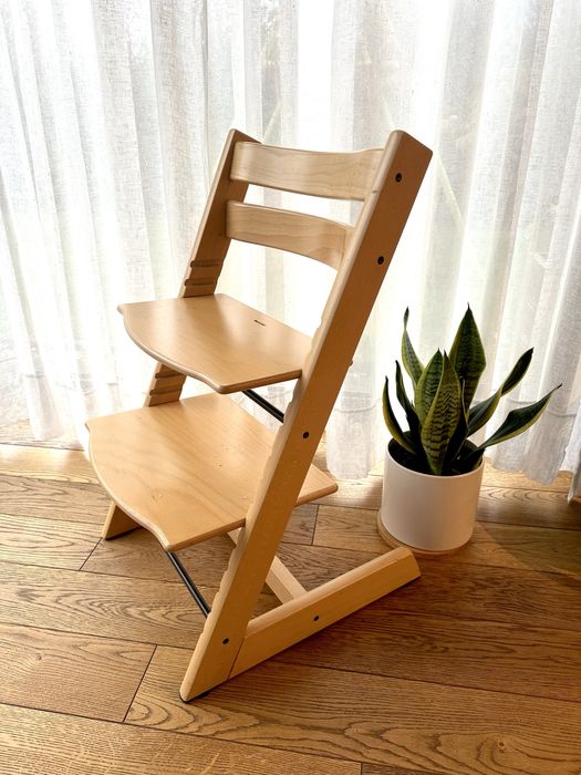 Krzesełko Stokke Tripp Trapp - drewno, regulowane