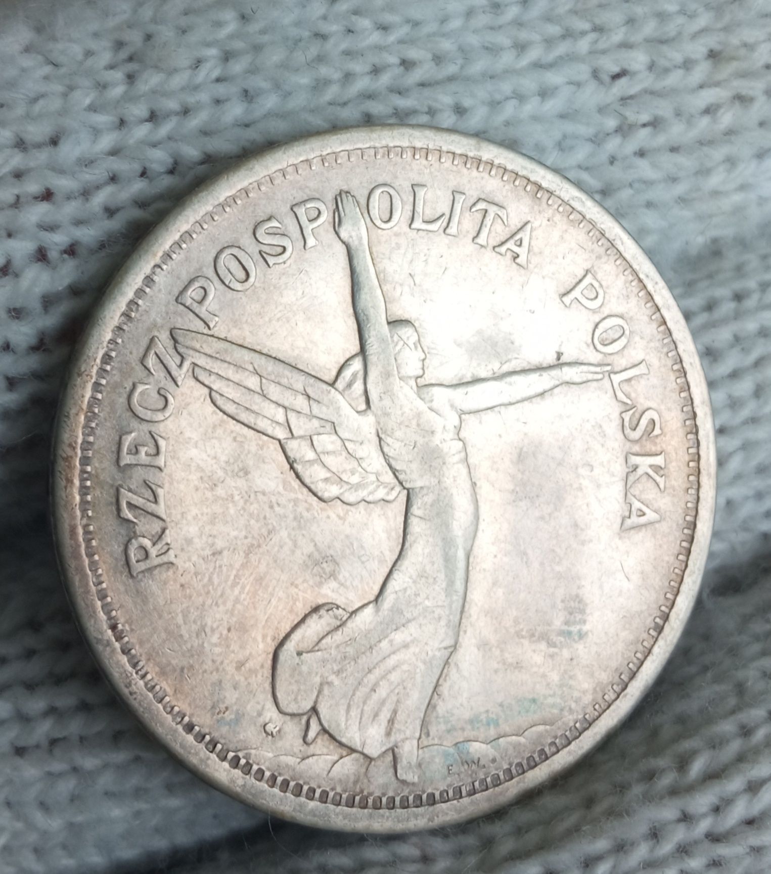Srebrna moneta 5 złotych Nike 1928