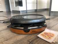 Raclette od Tefal na 8 osób.