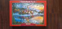 Puzzle ułożone 3000 castroland