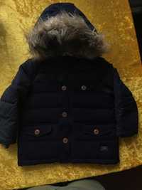Куртка зимова на пуху 2-3 роки ZARA