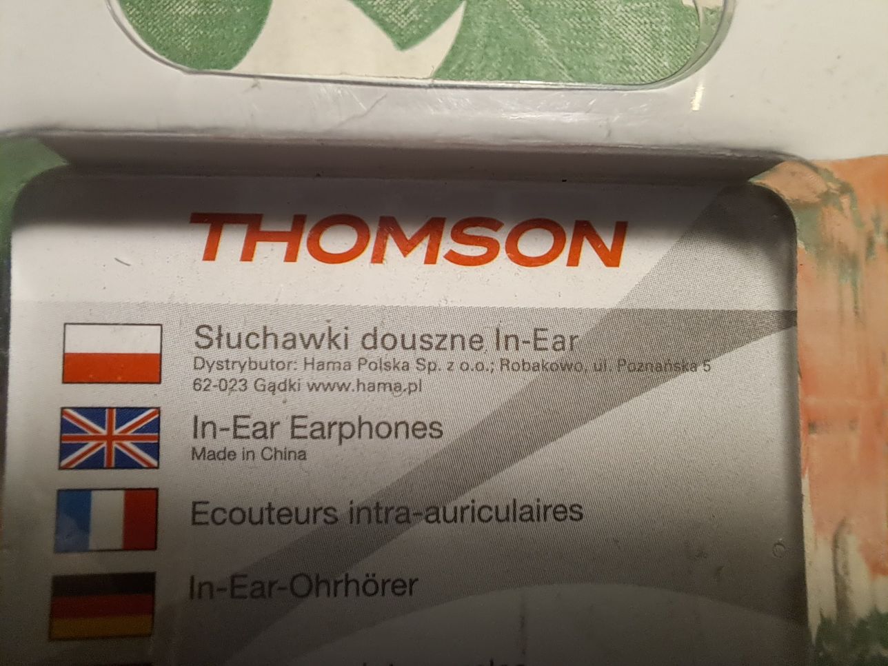 Sluchawki douszne Thomson In-Ear