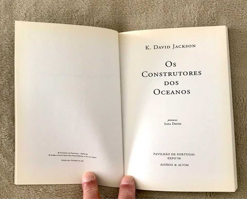 OS CONSTRUTORES DOS OCEANOS K. David Jackson, pinturas de Ilda David