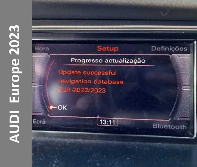 Cartao, SD Card de Mapas AUDI sistema MMI Europa