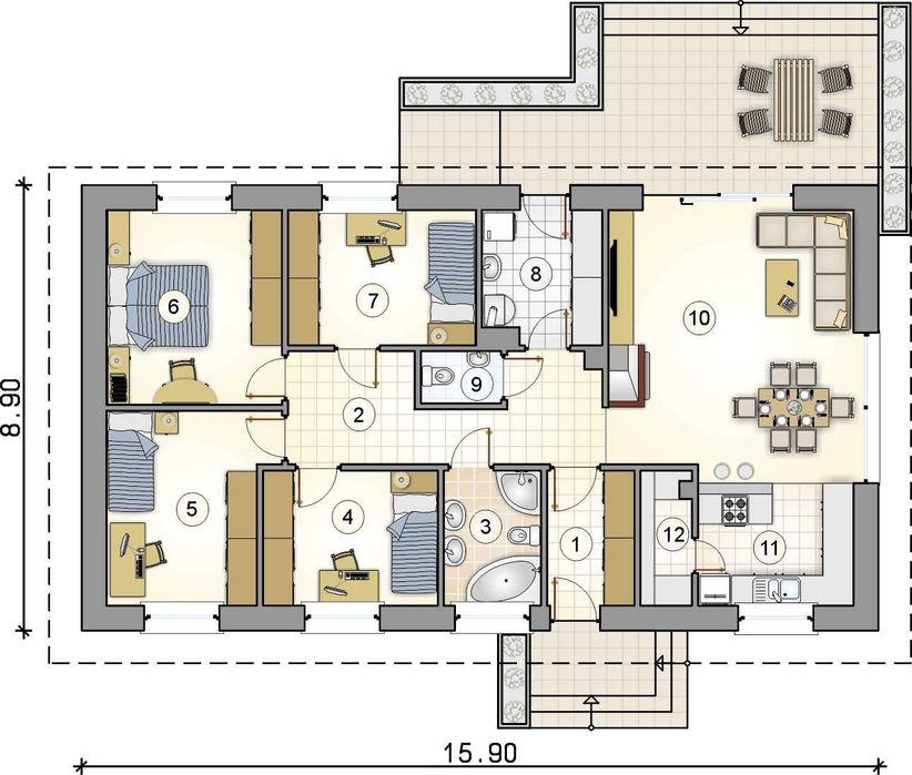 Dom jednorodzinny koło Nysy (2km) - Złotogłowice