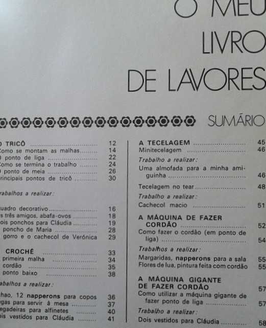 Livro O Meu Livro de Lavores - Editora Verbo