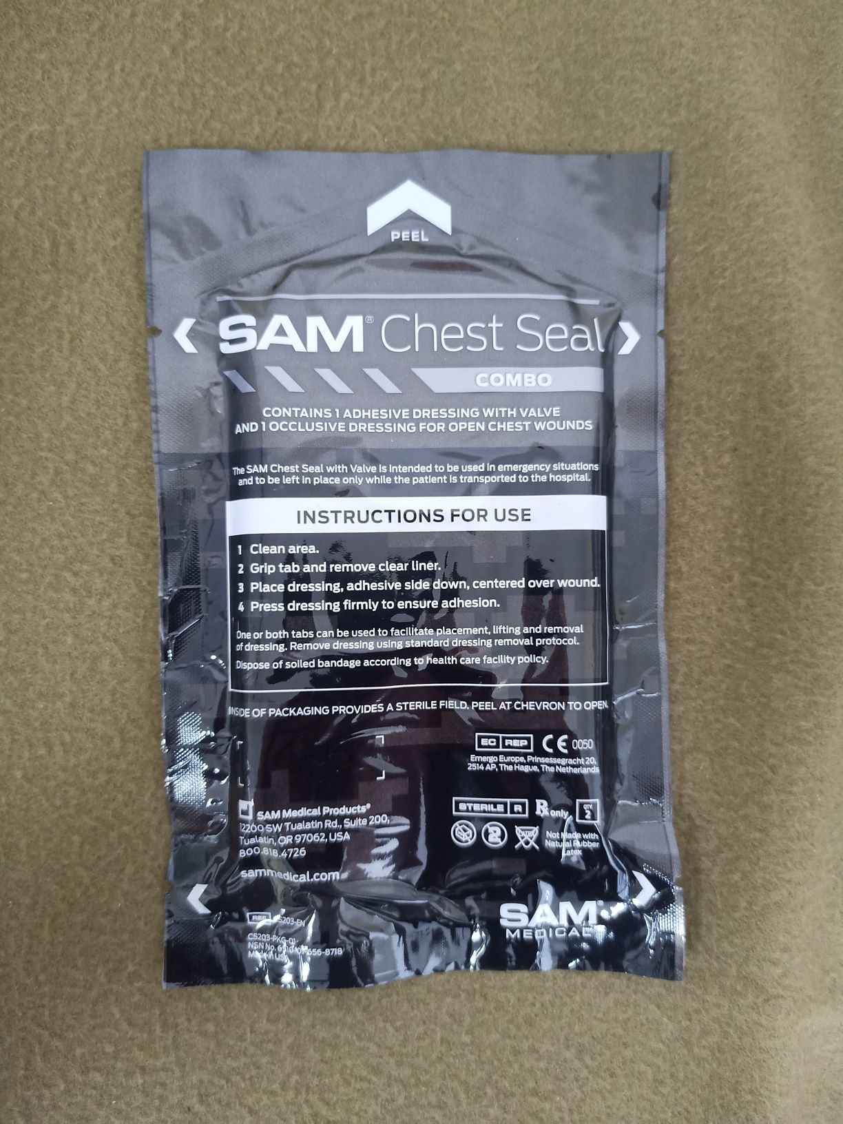 Гемостатичний бинт QuikClot Combat Gauze XL / 2шт (300)