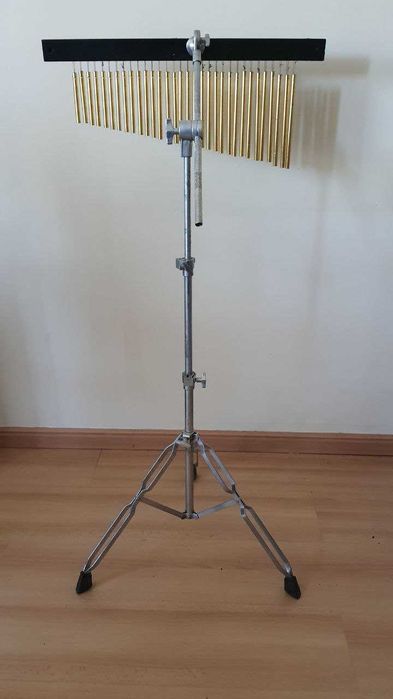 Carrilhão / Windchimes Pearl, dourado + suporte boom