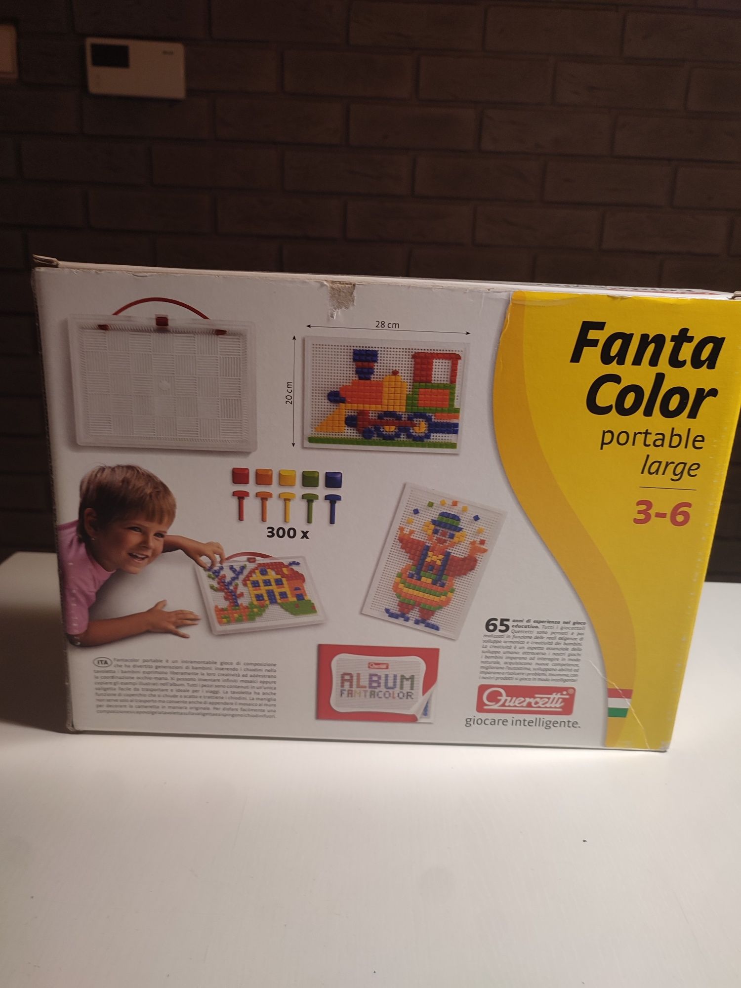 Mozaika FANTA COLOR Quercetti 300 elementów