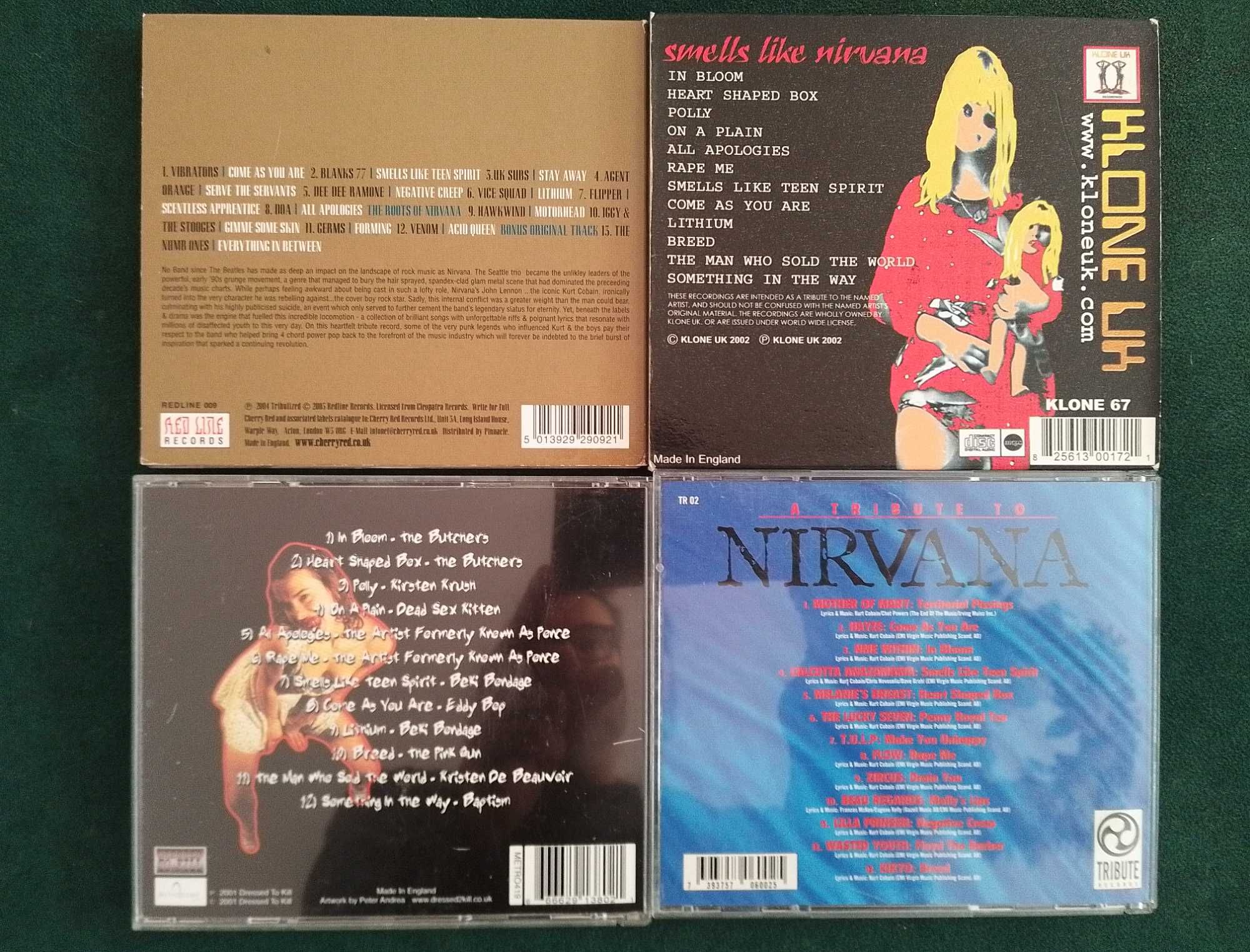 Nirvana, Mudhoney, Soundgarden, Screaming Trees, Pixies, ... raridades