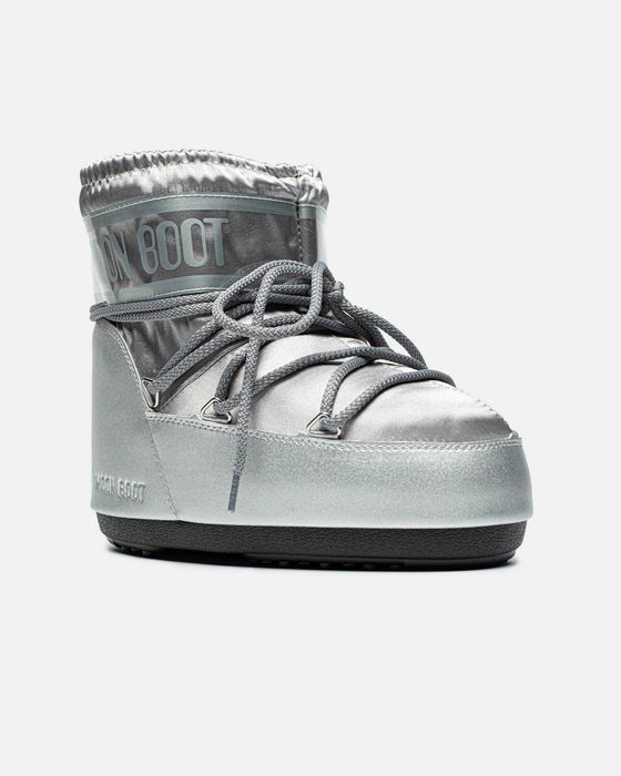 Черевики Moon Boot Tecnica Icon low glance silver premium зимові