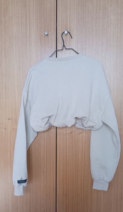 Camisola curta rosa claro