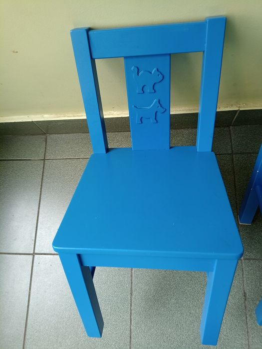 Ikea Kritter zestaw stolik i 2 krzesła
