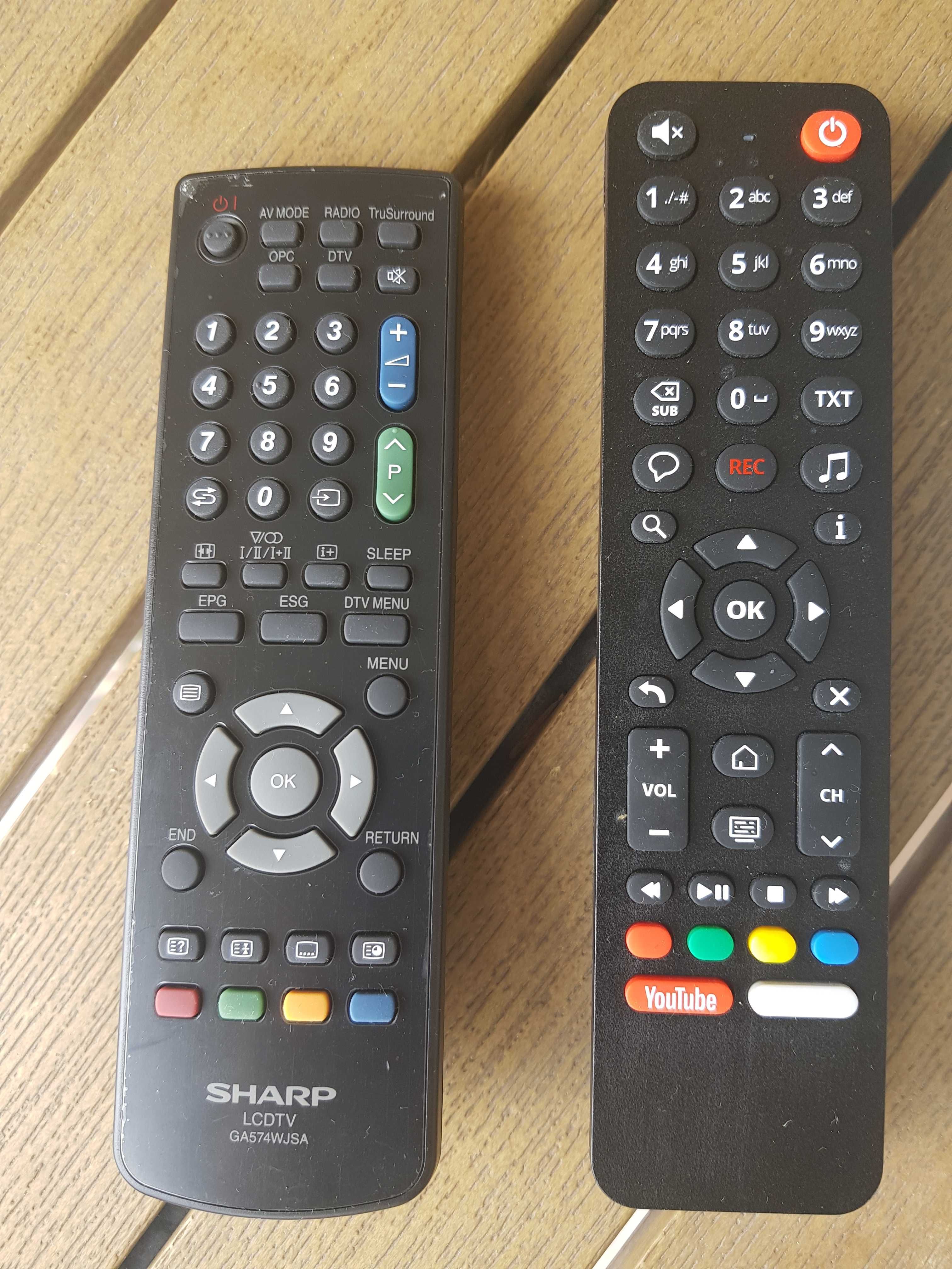 Pilot do TV - Sharp, Philips i inne
