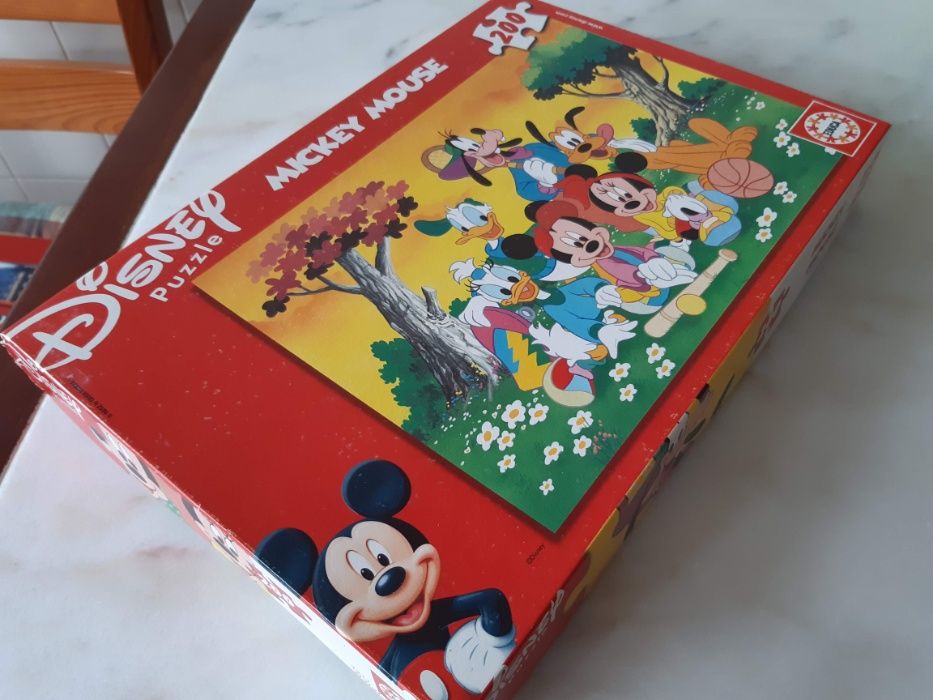 Puzzle 200 peças, Mickey Mouse/Disney, como novo