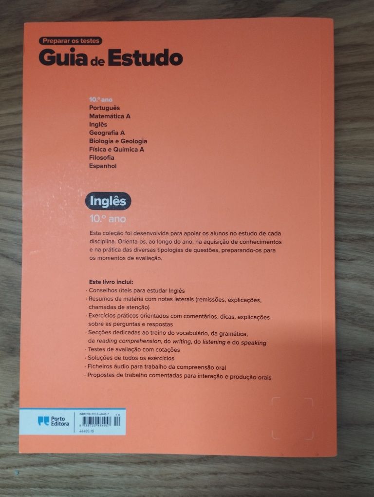 Guia de estudo de inglês 10 ano