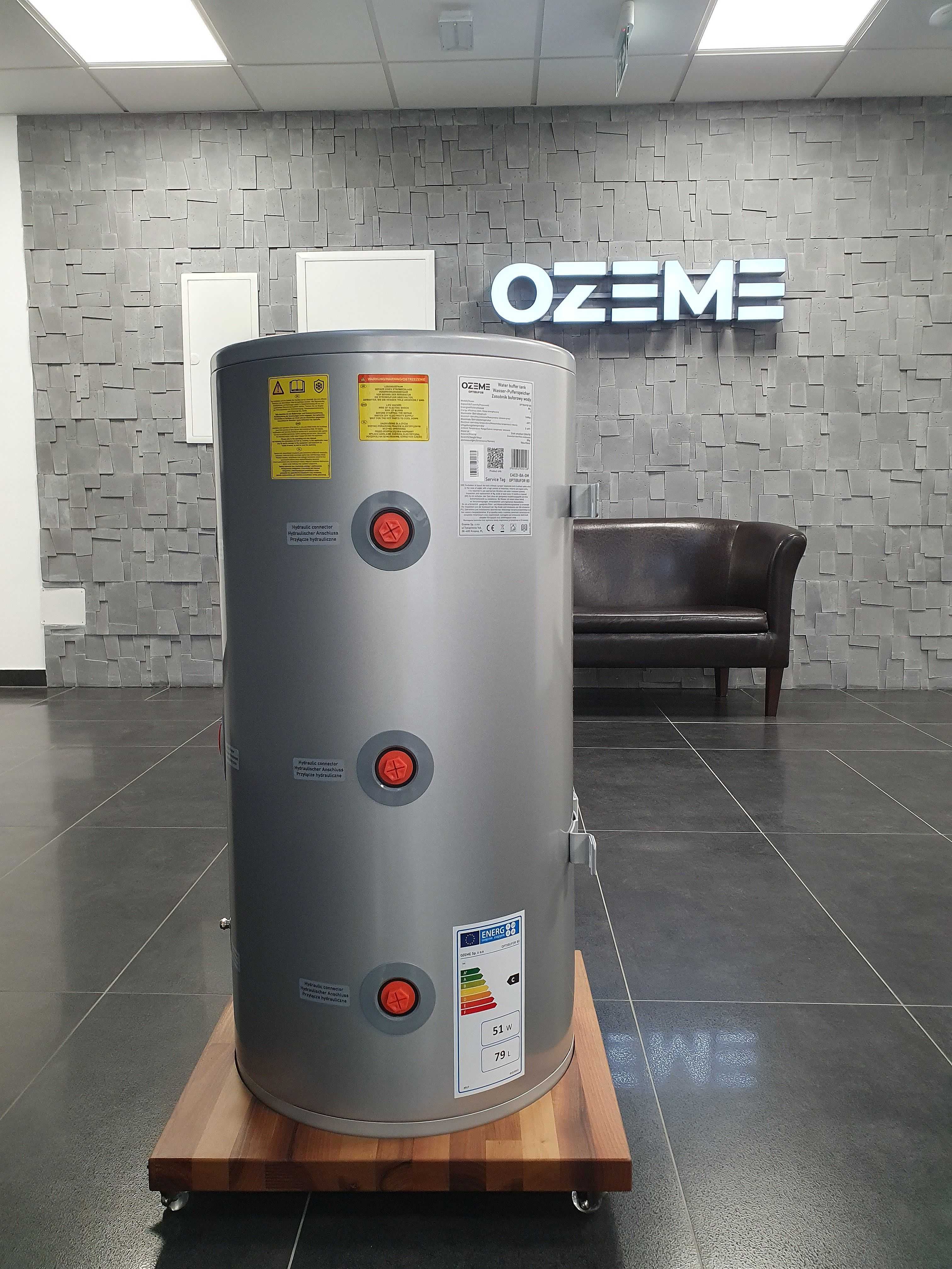 Bufor CO 100ltr emaliowany stal DIN4753 centralne kotły kominki pompy
