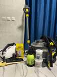 Пылесос для химчистки Karcher puzzi 8/1 и пароочиститель Karcher Sc 2