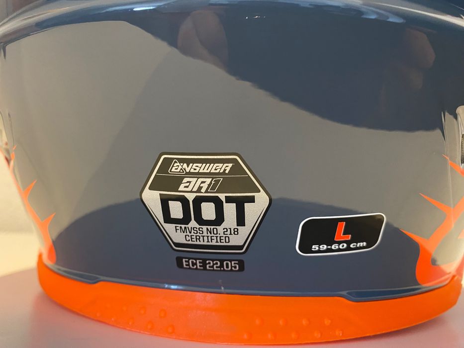 Capacete moto cross novo ANSWER