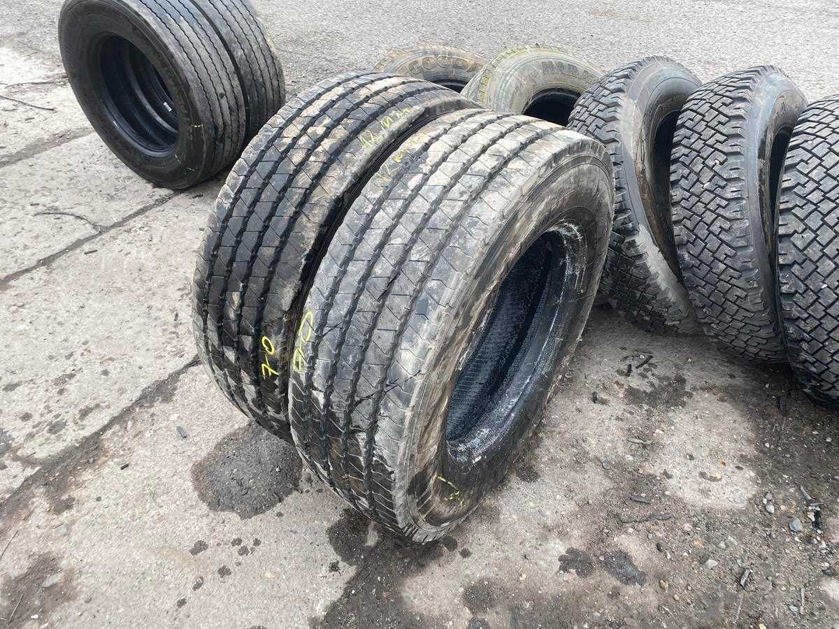 Opony używane ciężarowe przednie 285/70r19.5 Semperit Euro Front 12mm