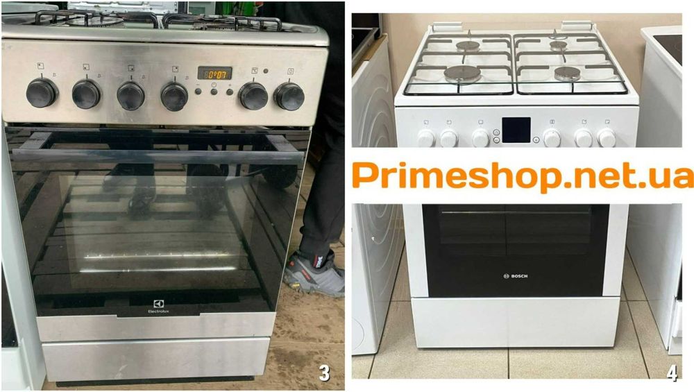 ПЛИТА Газова VOSS CN892 50 60см Гриль Конвекція Газконтроль ЄВРОПА