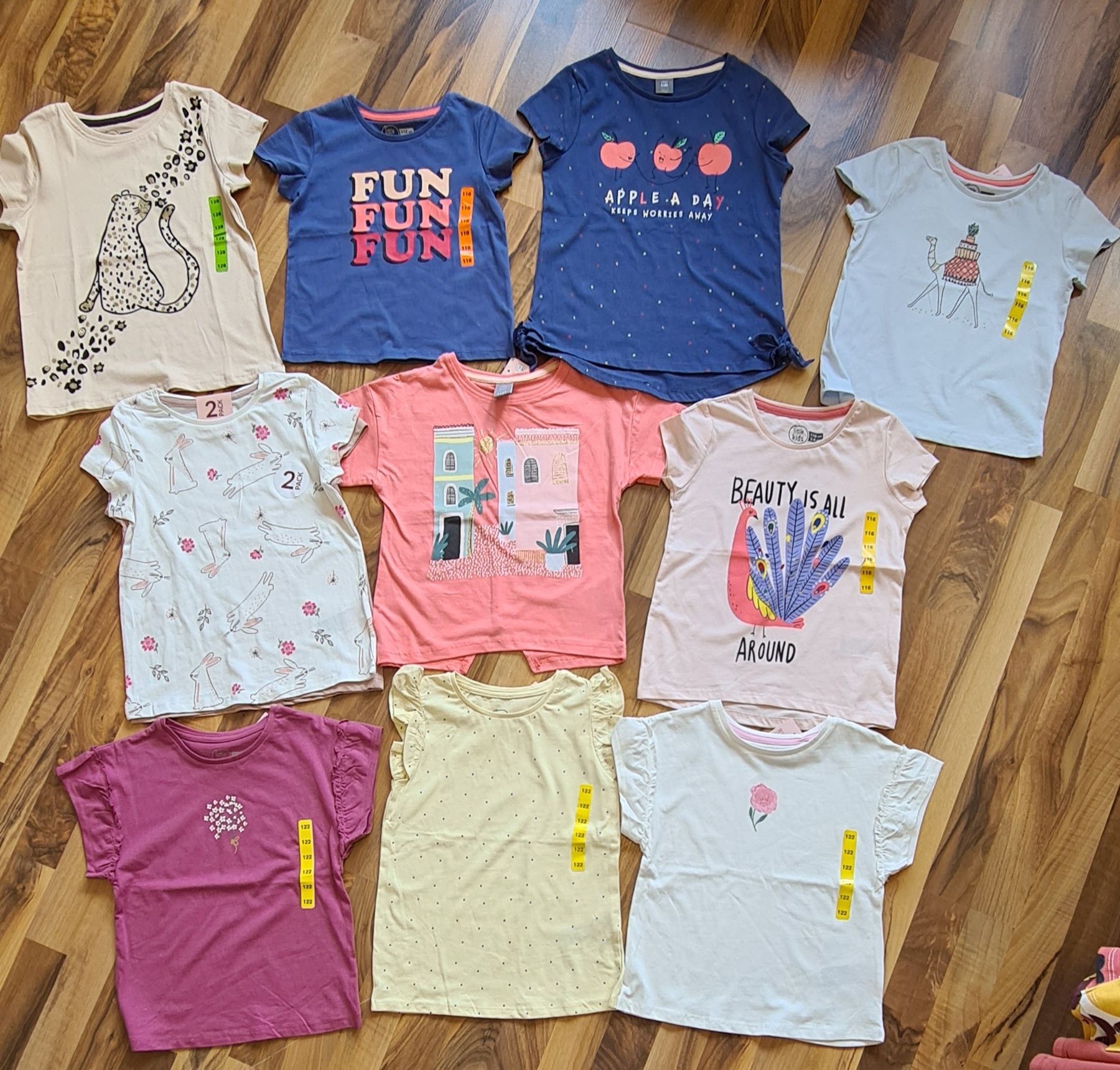 Літній розпродаж футболок Pepco. Розмір 110-128