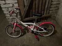Rower dla dziewczynki . Bialo-rózowy
