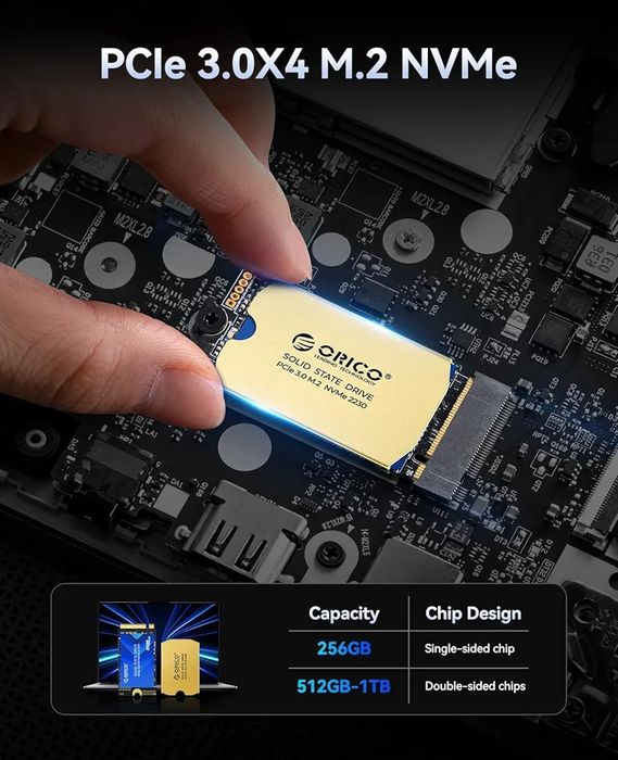 Dysk SSD ORICO M.2 2242 NVMe 512 GB, PCIe 3.0 z