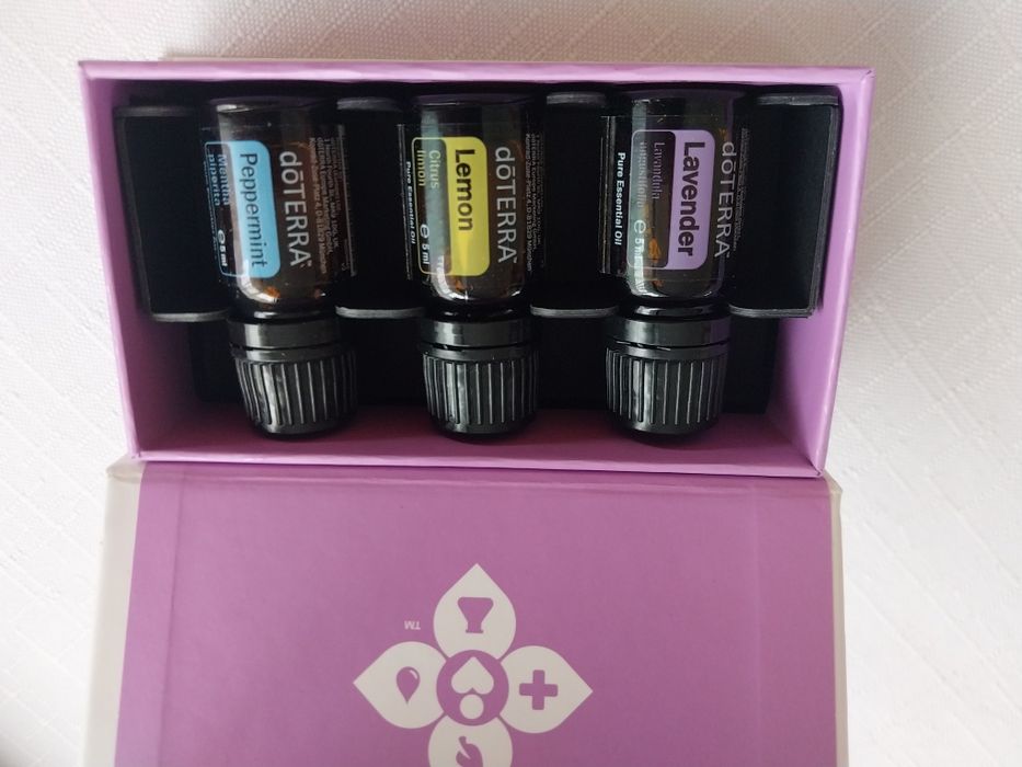 Zestaw dōTERRA Lawenda Mięta pieprzowa Cytryna