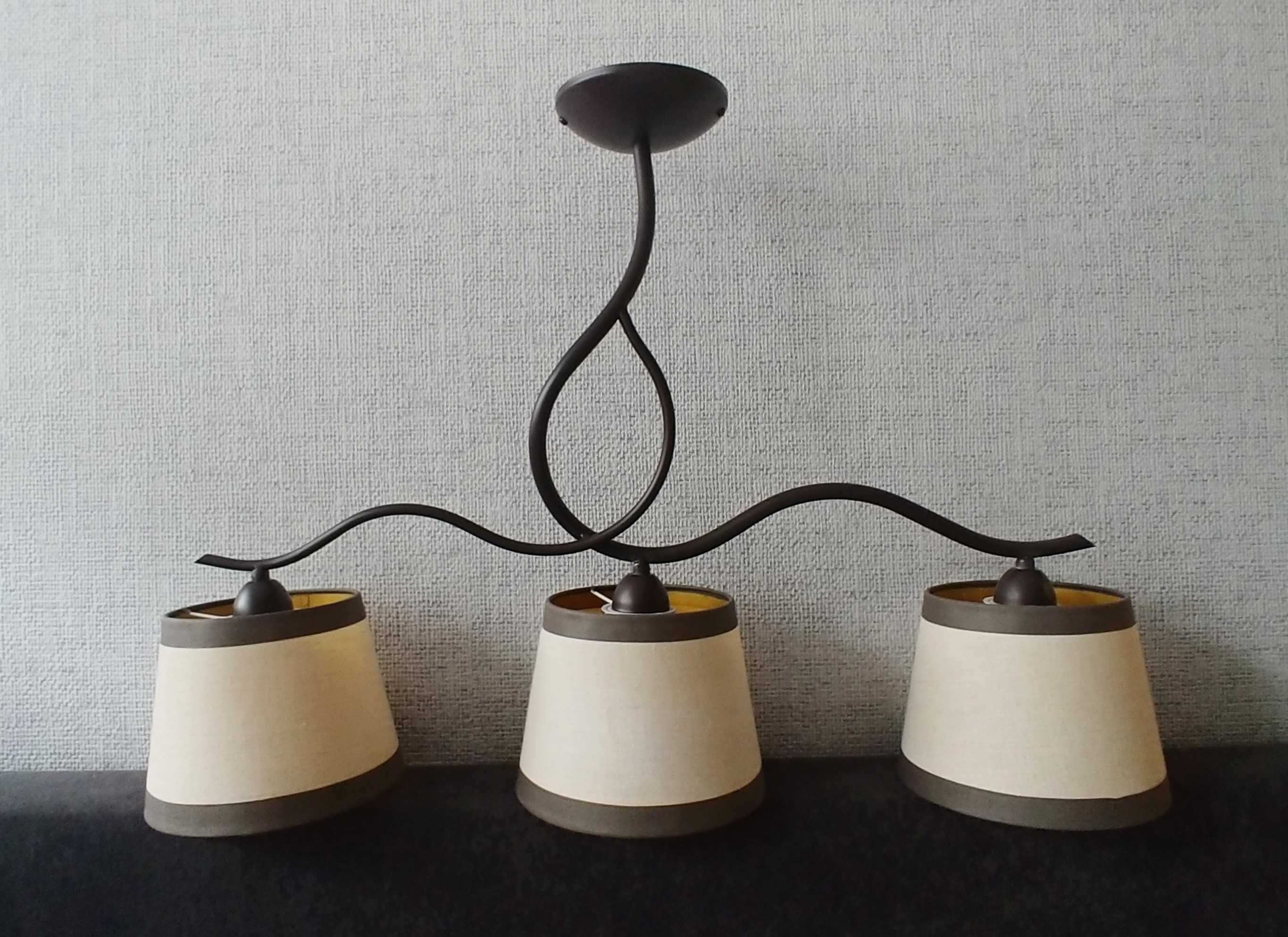 Żyrandol - Lampa sufitowa + abażur do lampy stojącej -zestaw E27