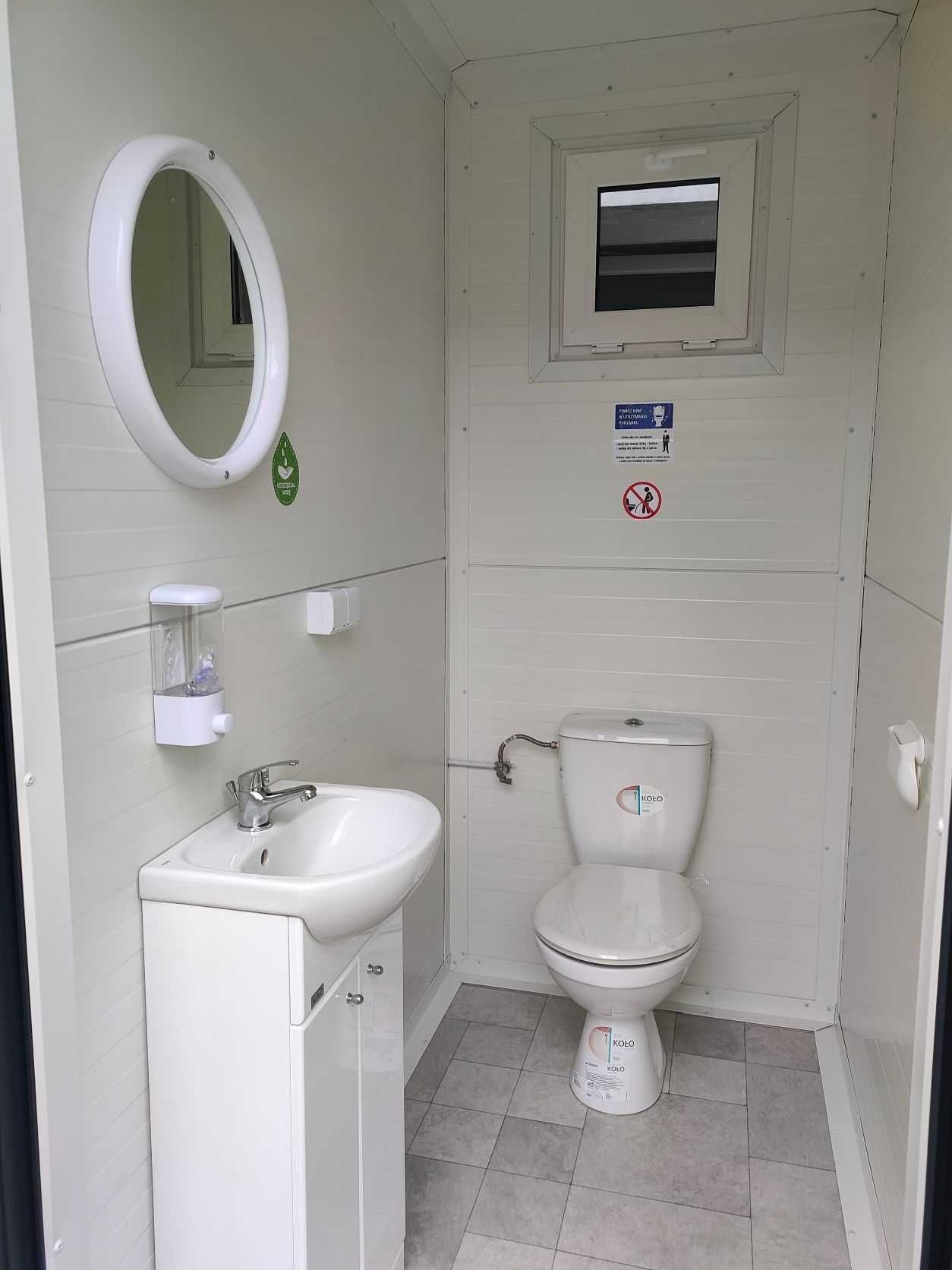 CAMPING pawilon toaleta budka kontener sanitarny wc socjalny kibel