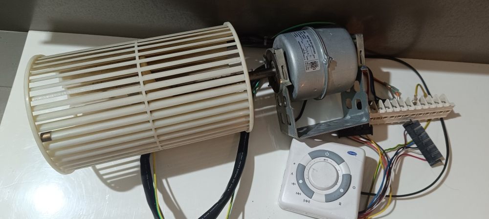 Comando Carrier, motor e ventilador