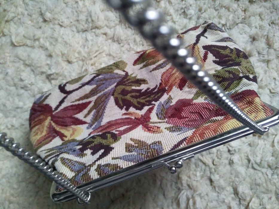 jak NOWA torebka damska do ręki tkana oldschoolowa